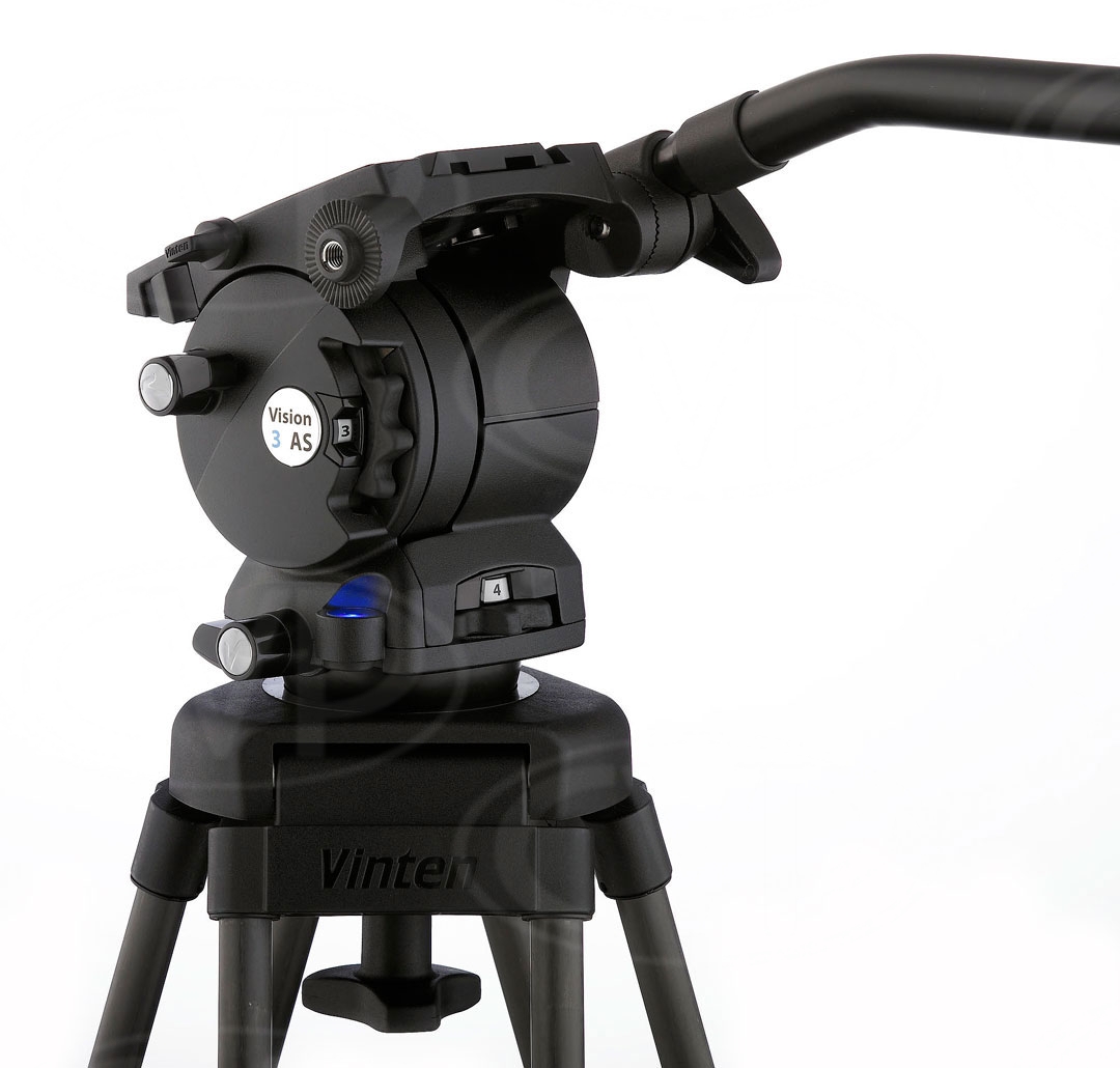 Buy Vinten Vision 3AS tripod system c/w fluid head, legs, spreader